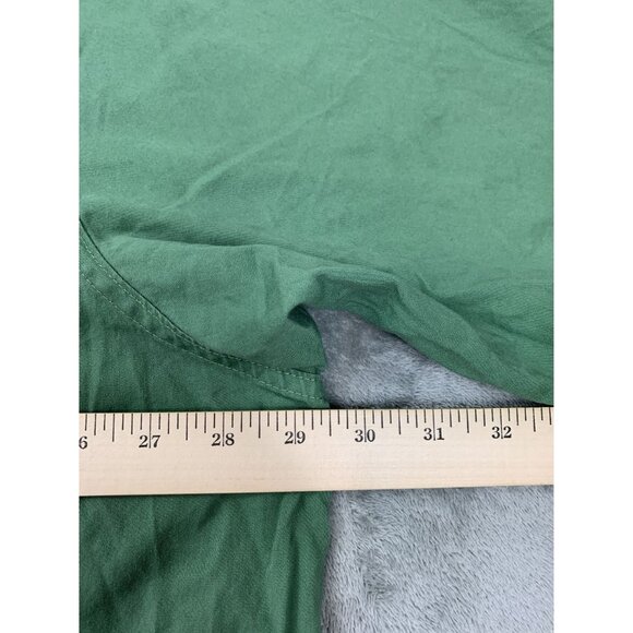 Wrangler Men's 3XL Army Green Military Workwear Button-Down Shirt - Picture 5 of 8